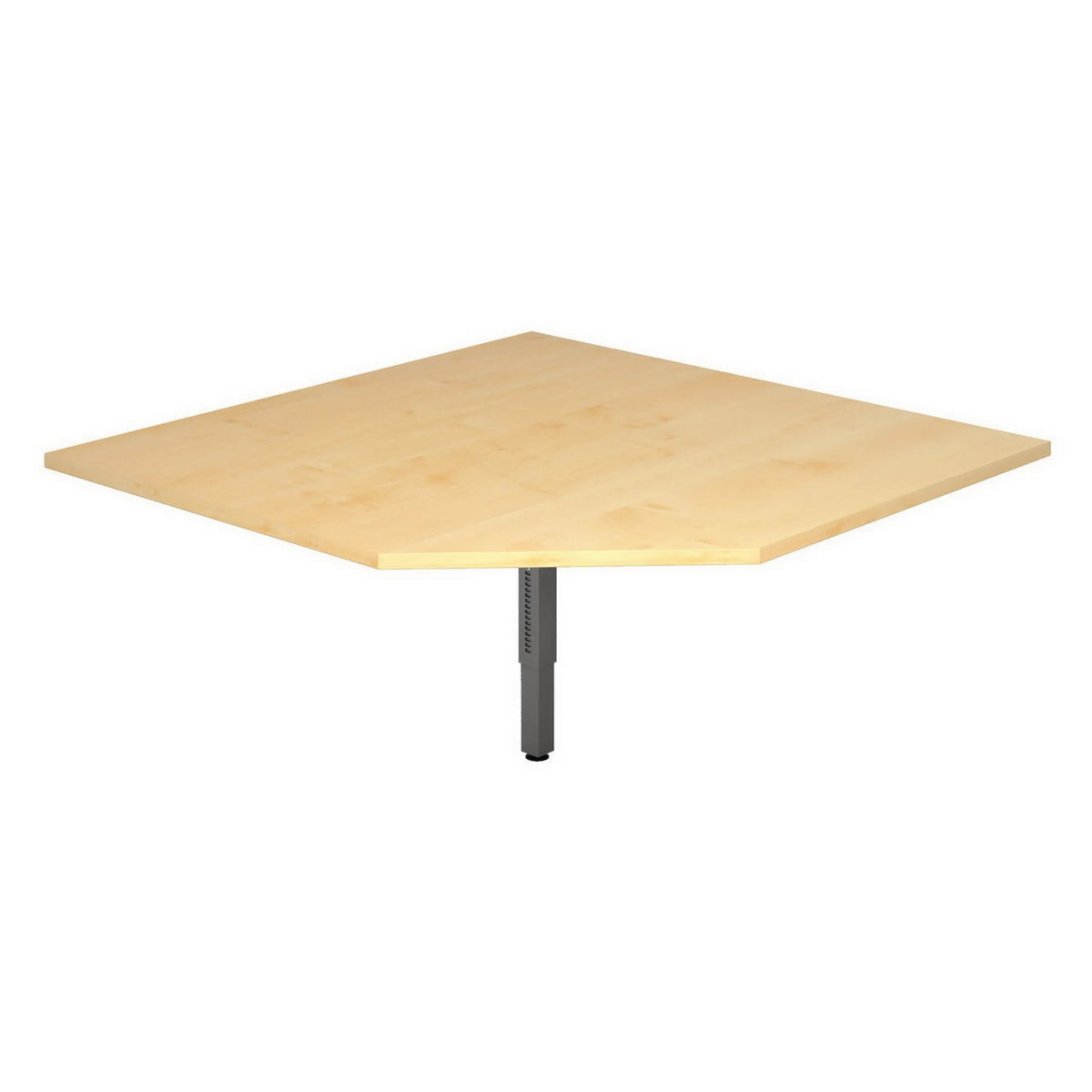 Trapezplatte in Ahorn-Optik des Schreibtisches LT12 G von hjh OFFICE PRO
