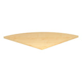 Runder Eckwinkel 80 x 80 mm in Ahorn der Serie HILO HE90 / HE91 von hjh OFFICE PRO