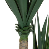 Stamm und Blattansatz der Kunstpflanze YUCCA in Grün von hjh OFFICE