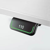 Digitale Höhenanzeige mit dem Wert 110 des Schreibtischs XDLR 16 W von hjh OFFICE PRO