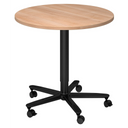 BISTRO 80R D | Säulenhubtisch | Ø 80 | Schwarz - System Konferenztisch