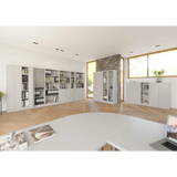Modulares Regalsystem SIGNA K 6100G SG in Grau und Silber in einem hellen Büro von hjh OFFICE PRO