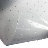 Transparentes Polycarbonat mit Noppenstruktur der Bodenschutzmatte ULTIMAT II von Floortex