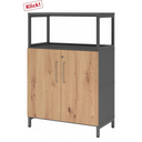 FlexWall | 3 OH | Türen + Rahmen | mit Sockelgestell