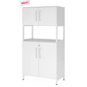 FlexWall | 4 OH | 2 x Türen + Rahmen | mit Sockelgestell