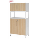 FlexWall | 4 OH | 2 x Türen + Rahmen | mit Sockelgestell