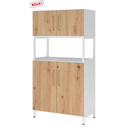 FlexWall | 4 OH | 2 x Türen + Rahmen | mit Sockelgestell