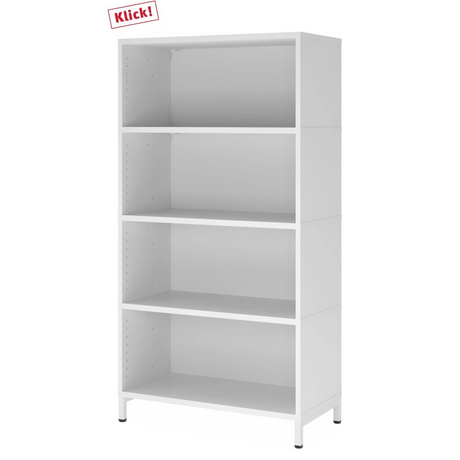 FlexWall | 4 OH | 4 x Korpus mit Sockelgestell - buerostuhl24