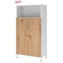 FlexWall | 4 OH | Türen + Korpus | mit Sockelgestell - buerostuhl24