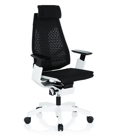 GENIDIA PRO WHITE | Netz | NEW - High End Bürostuhl - buerostuhl24