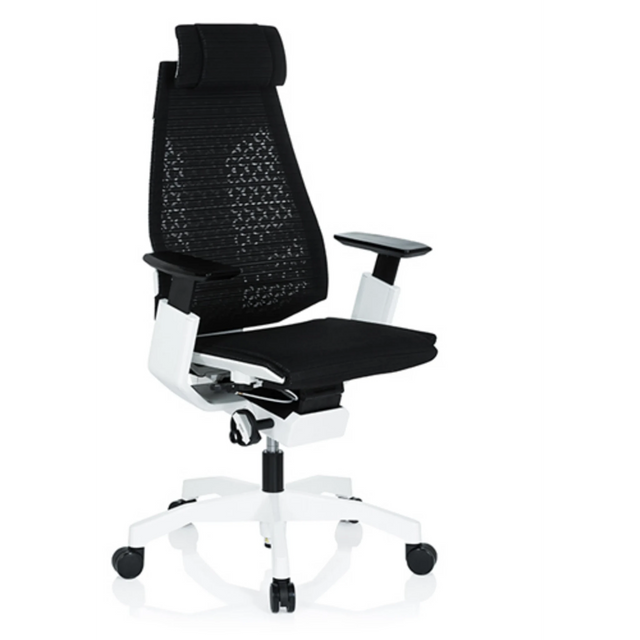 GENIDIA PRO WHITE | Netz | NEW - High End Bürostuhl - buerostuhl24