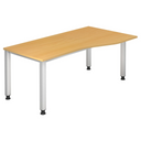 QUEO 18 S | 180x100 | Schreibtisch höhenverstellbar