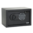 Schwarzer Tresor SAFE COMPACT III mit elektronischem Tastenschloss und Drehgriff von hjh OFFICE