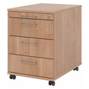 SIGNA AC30 | Rollcontainer mit 3 Schüben | Holz - Rollcontainer - buerostuhl24