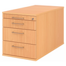 SIGNA TC30 | Rollcontainer mit 3 Schüben | Holz - Rollcontainer - buerostuhl24