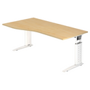 UNDA 18 W | 180x100 | Schreibtisch höhenverstellbar