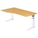 UNDA 18 W | 180x100 | Schreibtisch höhenverstellbar