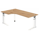 UNDA 82 W | 200x120 | Schreibtisch höhenverstellbar - buerostuhl24