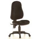 Schwarzer Homeoffice-Bürostuhl WELLPOINT 10 mit gepolsterter Sitzfläche und Rückenlehne von Topstar