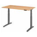 XBHM 14 GG | 140x80 | Schreibtisch elektrisch höhenverstellbar - buerostuhl24