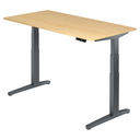 XBHM 16 GG | 160x80 | Schreibtisch elektrisch höhenverstellbar