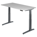 XBHM 16 GG | 160x80 | Schreibtisch elektrisch höhenverstellbar - buerostuhl24