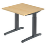 XTRA XB 8 GG | 80x80 | Schreibtisch höhenverstellbar - buerostuhl24