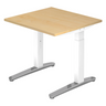 XTRA XB 8 WC | 80x80 | Schreibtisch höhenverstellbar - buerostuhl24